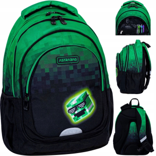 Viackomorový školský batoh AstraBag Multicolor 20 l